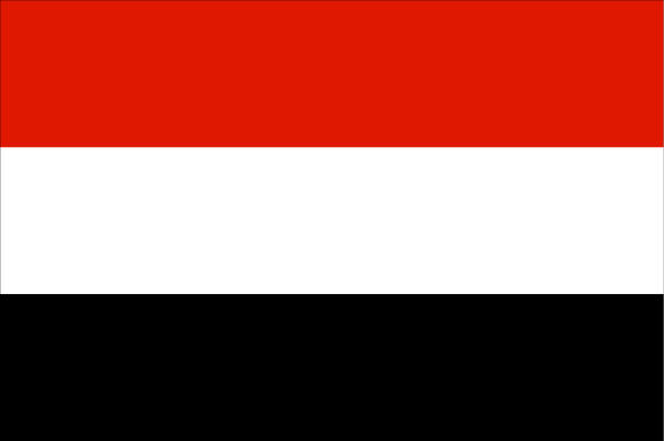 yemen map flag. Flag: